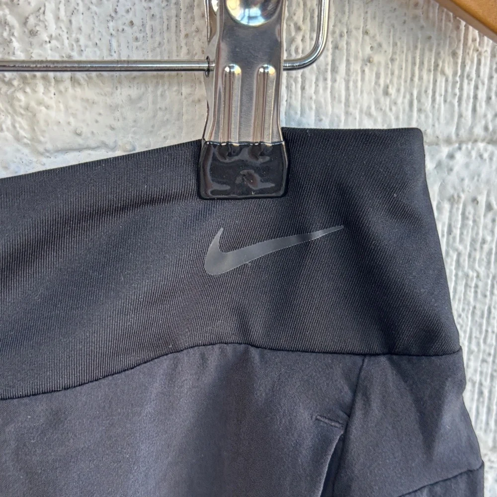 Nike Athletic Ruffle Black Skirt Skort sz M